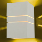 Arandela Flash Alumínio 15x10cm Branca Lustres Ideal