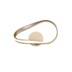 Arandela Flow Dourado Led 12w 3000k Bivolt Sb007g Bella