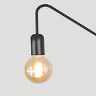 Arandela Fluxo 70 Cm - Preto