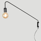 Arandela Fluxo 70 Cm - Preto