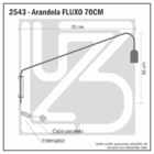 Arandela Fluxo 70 Cm - Preto