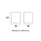 Arandela Frankfurt 125cm Alumínio 2 Fachos G Led 6w Bivolt 27