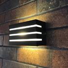 Arandela Frisada 2 Fachos Em Alumínio Externo Interno