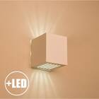 Arandela Frisada Efeito Parede Externa/ Interna + Led G9 6000k