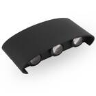 Arandela Frisada Parede Externa Interna Led 6w Branco Quente