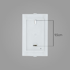 Arandela Frisada Policarbonato Branca p/ área Externa e Inter