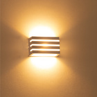 Arandela Frisada Policarbonato p/ área Externa e Interna bran