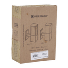 Arandela Garten Alumínio E27 Preta Fosca IP54 Blumenau Iluminação