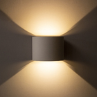 Arandela Germany Free Led Redonda 6w Bivolt - Branco Fosco -