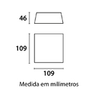 Arandela Germany Slim G9 Bivolt - Preto Fosco - Único