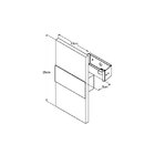 Arandela Giulia Acrílico Bella Itália Preto