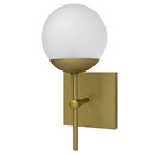 Arandela Globo Empire Dourado Fosco