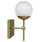 Arandela Globo Empire Dourado Fosco