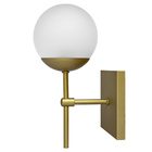 Arandela Globo Empire Dourado Fosco