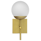 Arandela Globo Empire Dourado Fosco