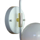 Arandela Globo Esfera Online 30cm - Preto/Cobre