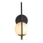 Arandela Globo Esfera Online 30cm - Preto/Cobre
