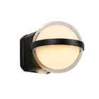 Arandela Globo Preto 14 5cm Led 6w 3000k Bivolt