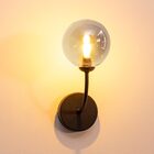 Arandela Grape Preto Fosco Globo Vidro P/g9 Zr112- Sky Starlu