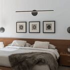 Arandela Hubble Aluminio Preto12w 3000k Bivolt Opus