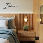 Arandela Ibira Na Cor Rose Com Globo Branco Fosco Para 1 Lâmp