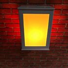 Arandela Ideal Bolt De Aço Branca Quadrada E-27 289