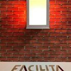 Arandela Ideal Bolt De Aço Branca Quadrada E-27 289