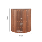 Arandela Madeira Imbuia IP20 E27 Loures Luz Vita
