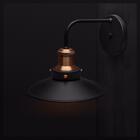 Arandela Industrial Vintage Retrô Loft Preto/cobre