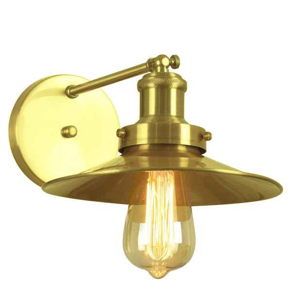 Arandela Industrial Vintage Retro Nordic Dourado Gold