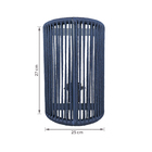 Arandela Interna 127V Azul IP20 Fibrartes