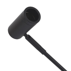 Arandela de Parede Interna Articulada com Fio IP20 Spot Line Preta Bivolt