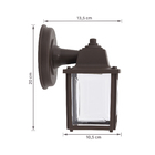 Arandela Interna Colonial Bivolt Marrom IP20 Dital