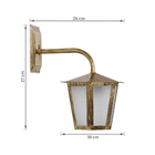 Arandela Interna Colonial Marrom IP20 Ideal