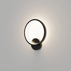 Arandela Interna IP20  LED Luz Amarela Halo Inspire Preta