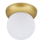 Arandela de Parede Interna IP20 Globe Pantoja & Carmona Dourada Bivolt