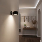 Arandela de Parede Interna IP20 com LED 3 em 1 Inspire Preta