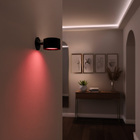 Arandela de Parede Interna IP20 com LED 3 em 1 Inspire Preta