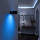 Arandela de Parede Interna IP20 com LED 3 em 1 Inspire Preta
