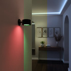 Arandela de Parede Interna IP20 com LED 3 em 1 Inspire Preta