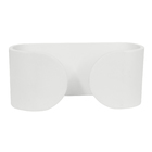 Arandela Interna LED Inspire Shaz Redonda Metal Branco Bivolt