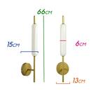 Arandela Isis Ouro Fosco Led 8w 900lm 2700k Starlux St2433