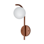 Arandela Jabuticaba Globo Bola Vidro Cobre