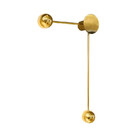 Arandela "l Esquerda" Conchiglia Dourada 5w 220v 5797 Usina