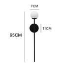 Arandela Lança Preto 65cm Hunter Trade 1xg9 Bivolt - Hunter T