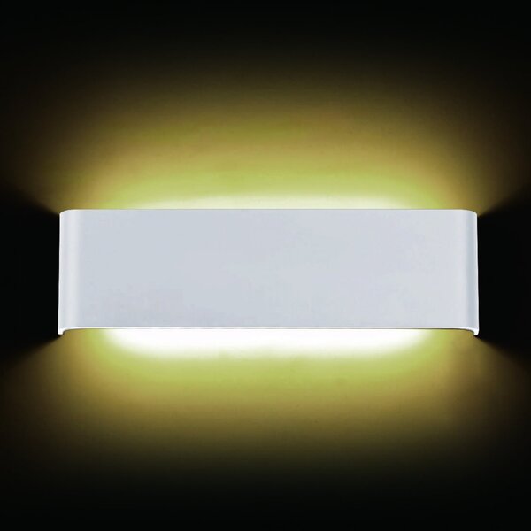 Arandela Led 12w 30cm Sensitive Bronzearte Branco