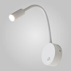 Arandela Led 3w Articulada Parede Leitura Cabeceira Branca St