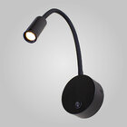 Arandela Led 3w Articulada Parede Leitura Cabeceira Preta St1