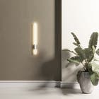 Arandela LED Branca 60cm 8W 2700K IP20 Lino Hazak