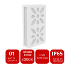 Arandela Led Cobogó Mandala Branca